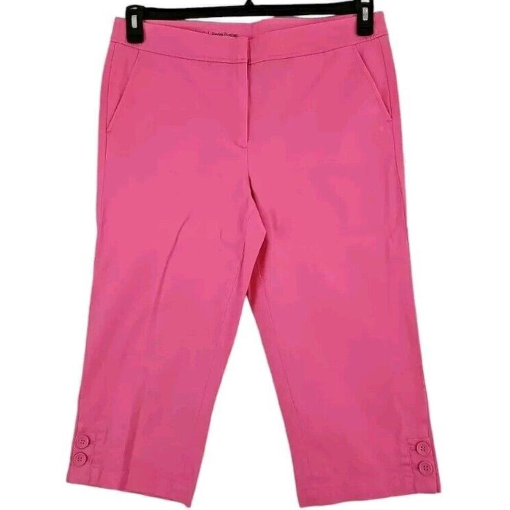 Talbots ~Woman Size 12~ Pink Pedal Pusher Capri Pants.